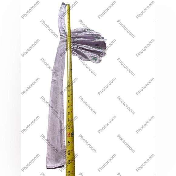 51” Apron Vintage Cottagecore MCM Floral Embroidered Berries - Picture 7 of 7